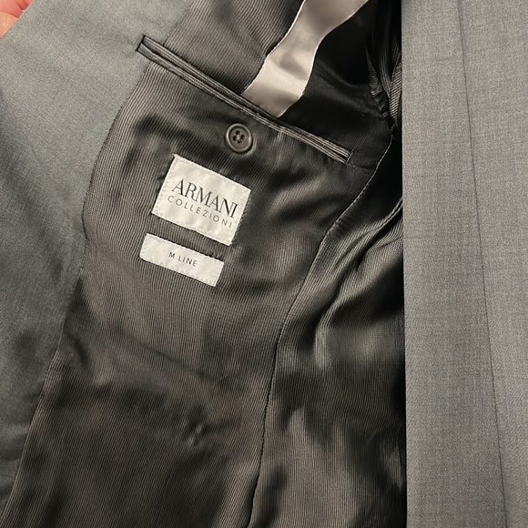 Armani Collezioni Abito Uomo 2 Piece Men’s Suit - Picture 2 of 7